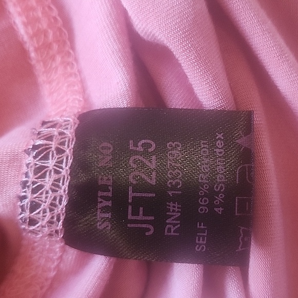 POL Hooded Long Sleeve Tunic Dusty Rose Size L - Picture 9 of 12